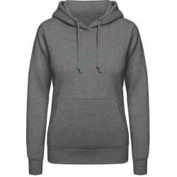 AWDis Hoodie mikina Design s motivem psa Uhlíková