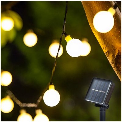 Brilagi Brilagi LED Solární dekorační řetěz BUBBLE 200xLED 8 fcí 20m IP65 teplá bílá BG1326 – Hledejceny.cz