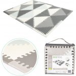 Ecotoys Vzdělávací pěnová podložka puzzle 127 x 157 cm šedá – Zboží Dáma