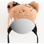 NEW BABY Kojenecká bavlněná čepička s oušky New Baby Paw hořčicová – Hledejceny.cz