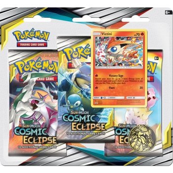 Pokémon TCG Cosmic Eclipse 3 Pack Blister Booster