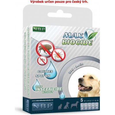 Max Biocide Spot-on Dog 5 x 1 ml – Zboží Mobilmania
