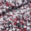 Metráž Slunečníkovina/kočárkovina OXFORD 036-02 šedo-bílo-červené kaňky, š.160cm (látka v metráži)