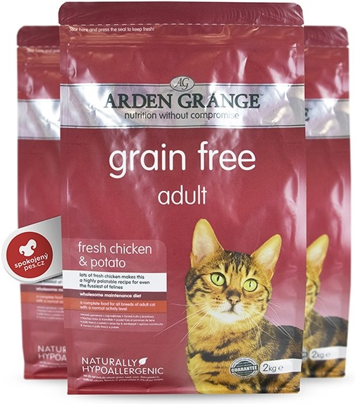 Arden Grange GF Cat Adult Fresh Chicken & Potato 2 kg