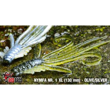 Redbass Nymfa Nr. 1 XL Olive/Silver 13cm