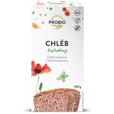 PROBIO Chléb bezlepkový (směs na pečení) BIO 0,5 kg – Zbozi.Blesk.cz
