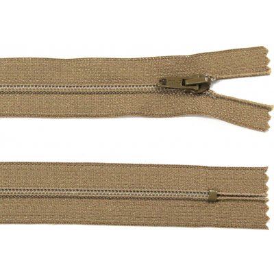 Spirálový zip no.3 nerozepínací 22cm - více barev color: 689 béžovo-hnědá – Hledejceny.cz