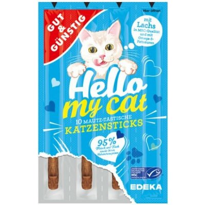 Gut & Günstig Žvýkací tyčinky s lososem & pstruhem 50 g – Hledejceny.cz