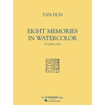 Tan Dun Eight Memories in Water Color pro klavír 1051478 – Hledejceny.cz