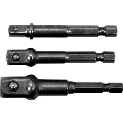 Sada adaptérů 3ks HEX 1/4, 3/8, 1/2 Yato YT-04685 – Zboží Dáma