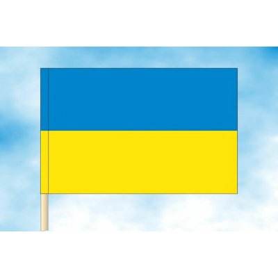 LIBEA, s.r.o. Vlajka Ukrajina 40×60 cm Uchycení: Návlek na žerď – Sleviste.cz