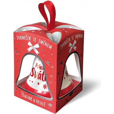 Nekupto Vánoční zvonek s potiskem Pohádkové svátky – Zboží Mobilmania