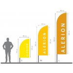 Beachflag, tvar pírko Alerion – Hledejceny.cz