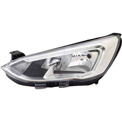 Levé přední světlo s denním svícením LED Ford Focus IV (HN/HM/HP) 18- STŘÍBRNÉ