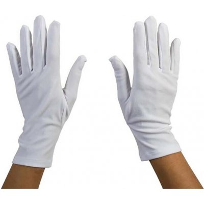 Rukavice bílé 25 cm 97182 – Zboží Dáma