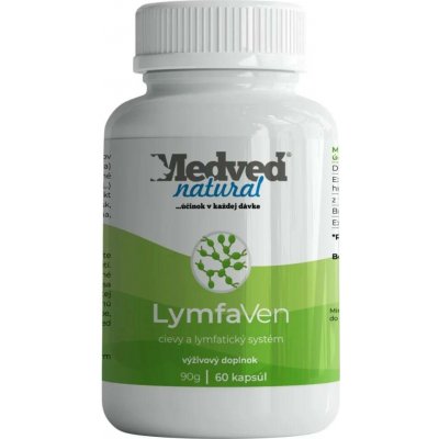 Medveď natural LymfaVen 60 kapslí – Hledejceny.cz