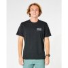 Pánské Tričko Rip Curl CUT OUT TEE Black