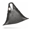 Nákupní taška a košík Pružná bavlněná síťovka dárkový obal Pro super ženu černá