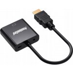 PremiumCord ADAPTÉR HDMI (M) na VGA (F) se ZVUKEM + 3,5mm mini jack kabel – Zboží Živě