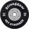 Činka a závaží StrongGear Závodní gumový 20kg – 50mm