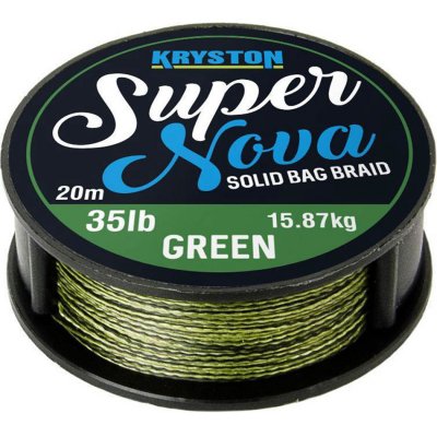 Kryston šňůra Super Nova Solid Braid Zelená 20m 25lb – Hledejceny.cz