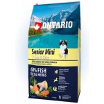 Ontario Senior Mini Fish & Rice 6,5 kg – Hledejceny.cz