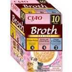Ciao Broth kuře / kuře losos / kuře tuňák 10 x 40 g – Hledejceny.cz