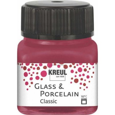 Kreul Barva na sklo a porcelán classic 20 ml GRANÁTOVÁ