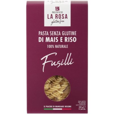 Pastificio La Rosa bezlepkové těstoviny Fusilli 0,5 kg