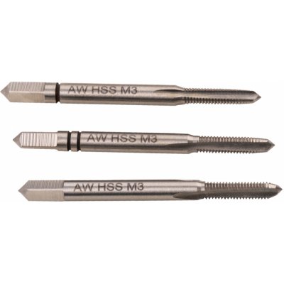 ProfiGaráž Závitník M3x0,50mm HSS M2 3ks – Hledejceny.cz