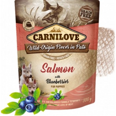 Carnilove Puppy Paté Salmon with Blueberries 300 g