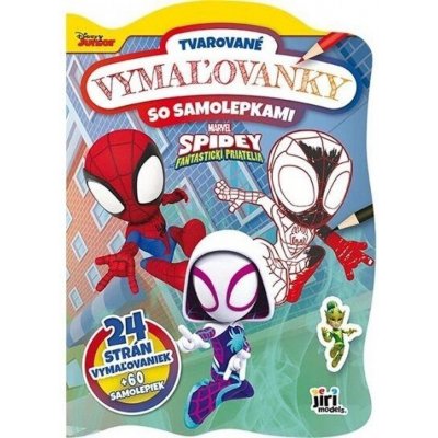 Jiri Models Spidey Tvarované omalovánky se samolepkami – Zboží Dáma
