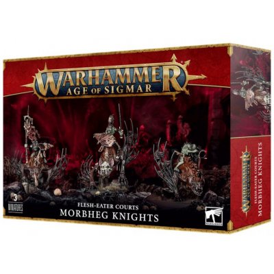 GW Warhammer W-AOS: Flesh-Eater Courts Morbheg Knights 3 figurky