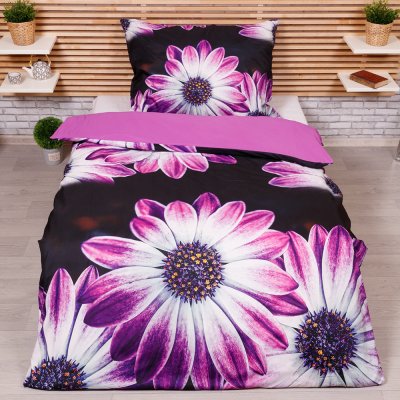 TopProsteradla.cz 3D povlečení Violet 140x200 70x90 – Zboží Dáma