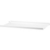 Regál a polička STRING Nízká kovová police Metal Shelf Low 58 x 30, White