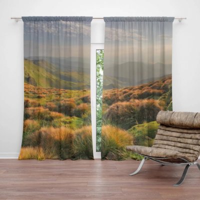 Závěsy Travnatá krajina: 2 ks - 140x250 cm - Sablio – Hledejceny.cz