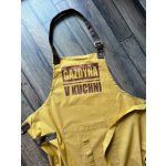 Bib Apron Kuchyňská zástěra Premier Gazdyňa v kuchni 72x86 cm Hnedá – Hledejceny.cz