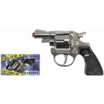 Gonher policejní revolver kovový stříbrný 8 ran 165 x 105 cm – Sleviste.cz
