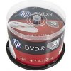 8 cm DVD médium HP DVD-R 4,7GB 16x, cakebox, 50ks (DME00025-3)