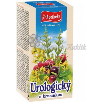 Apotheke Natur urologický s brusinkou čaj 20 x 1,5 g