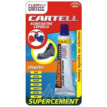 Cartell Supercement kontaktní lepidlo velmi univerzální 40 ml