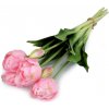 Květina Prima-obchod Umělá kytice tulipán, barva 3 růžová nejsv.