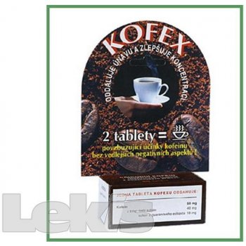 Naturvita Kofex přírodní kofein + guarana 80 tablet od 75 Kč - Heureka.cz
