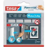 Tesa ® Samolepicí proužky se suchým zipem Powerstrips CLICK 4 x 2 M (77721-00003-00) – Zboží Dáma