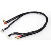 Kabel a konektor pro RC modely RUDDOG 4S černý nabíjecí kabel G4/G5-4S/XH krátký 400mm 4mm 7-pin PQ