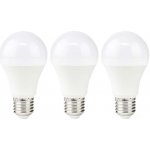 Nedis LED žárovka, E27, A60, 8 W, 806 lm, 2700 K, 3 kusy LBE27A602P3 – Zboží Mobilmania