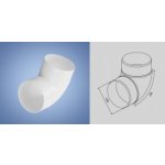 HACO Klapka zpětná plastová ZKP 125/129 0669 – Zbozi.Blesk.cz