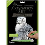 Royal Langnickel Škrabací obrázek stříbrný Sněžné sovy – Hledejceny.cz