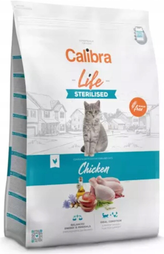 Calibra Cat Life sterilizované kuře 6 kg
