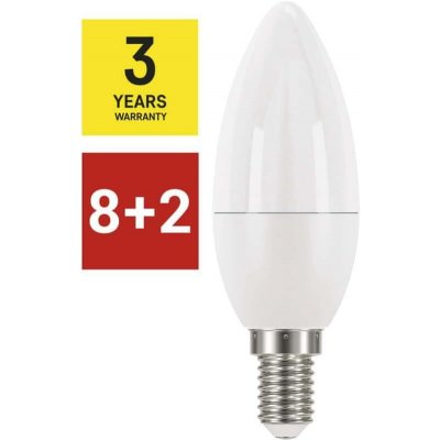 Emos 8 + 2 LED žárovka Classic svíčka E14 5 W 40 W 470 lm teplá bílá